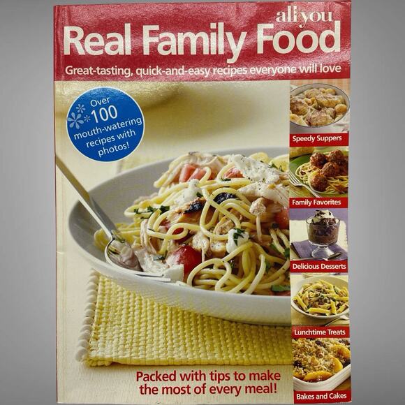 all you | Kitchen | Vintage Cookbook Real Family Food All You Books ...